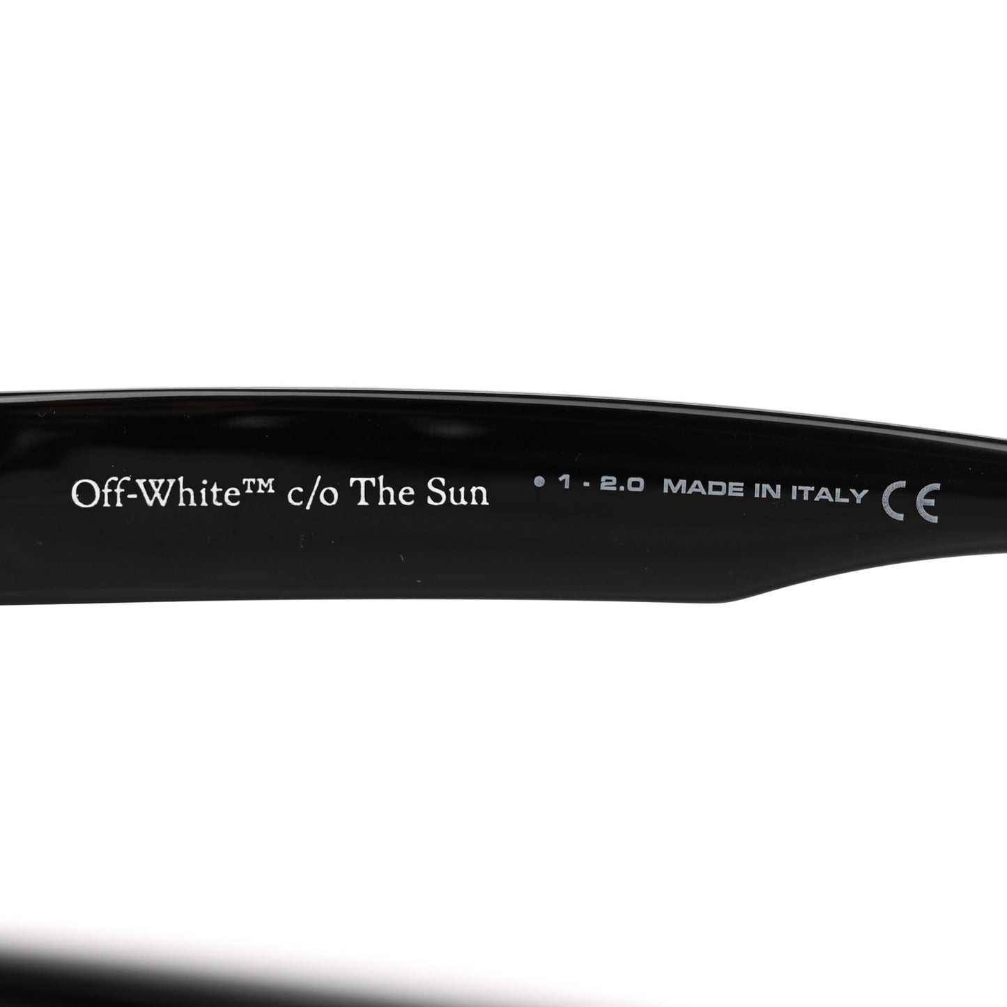 Acetate Arthur Square Sunglasses OW40004U Black