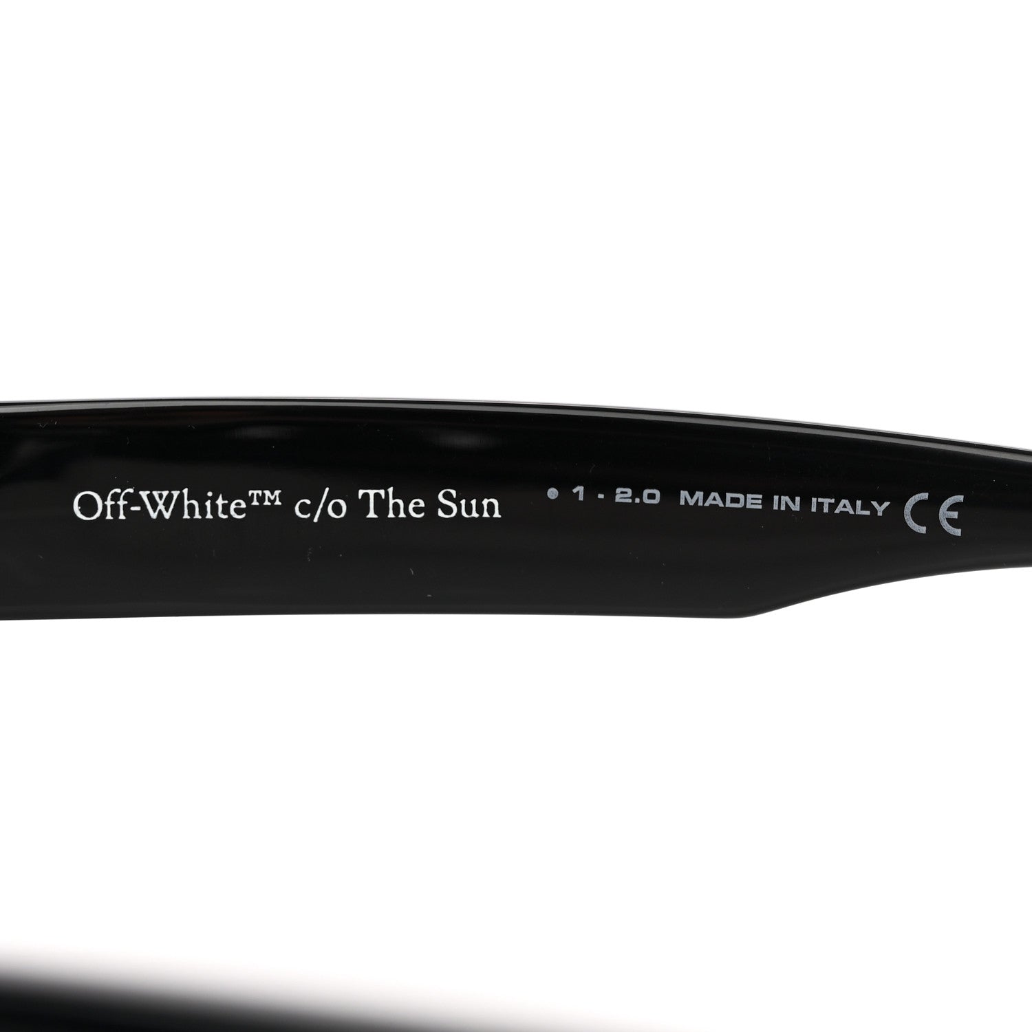 Off-White Acetate Arthur Square Sunglasses OW40004U Black 6 of 11