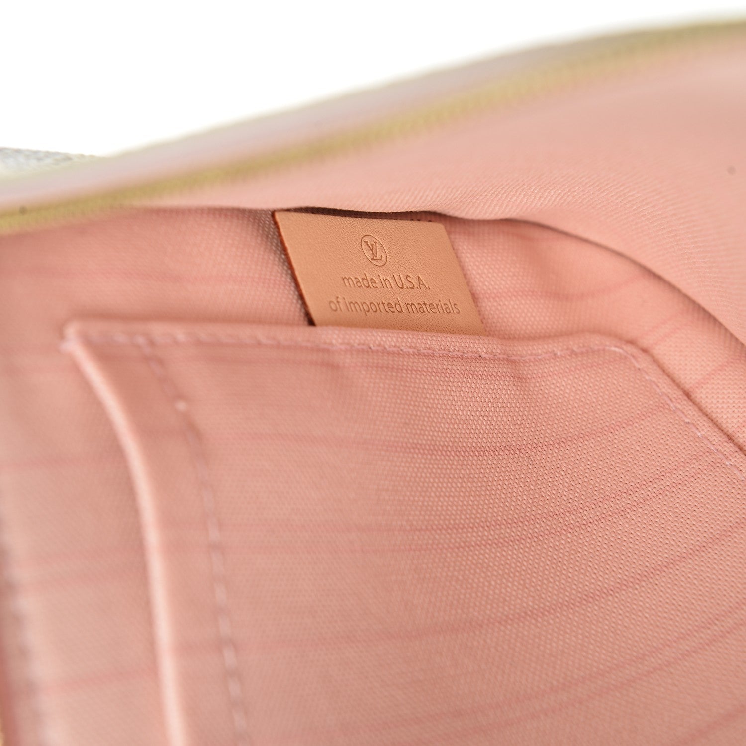 Louis Vuitton Damier Azur Neverfull MM GM Pochette Rose Ballerine 7 of 8