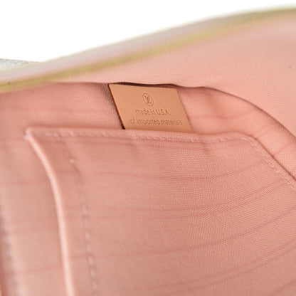 Louis Vuitton Damier Azur Neverfull MM GM Pochette Rose Ballerine 7 of 8