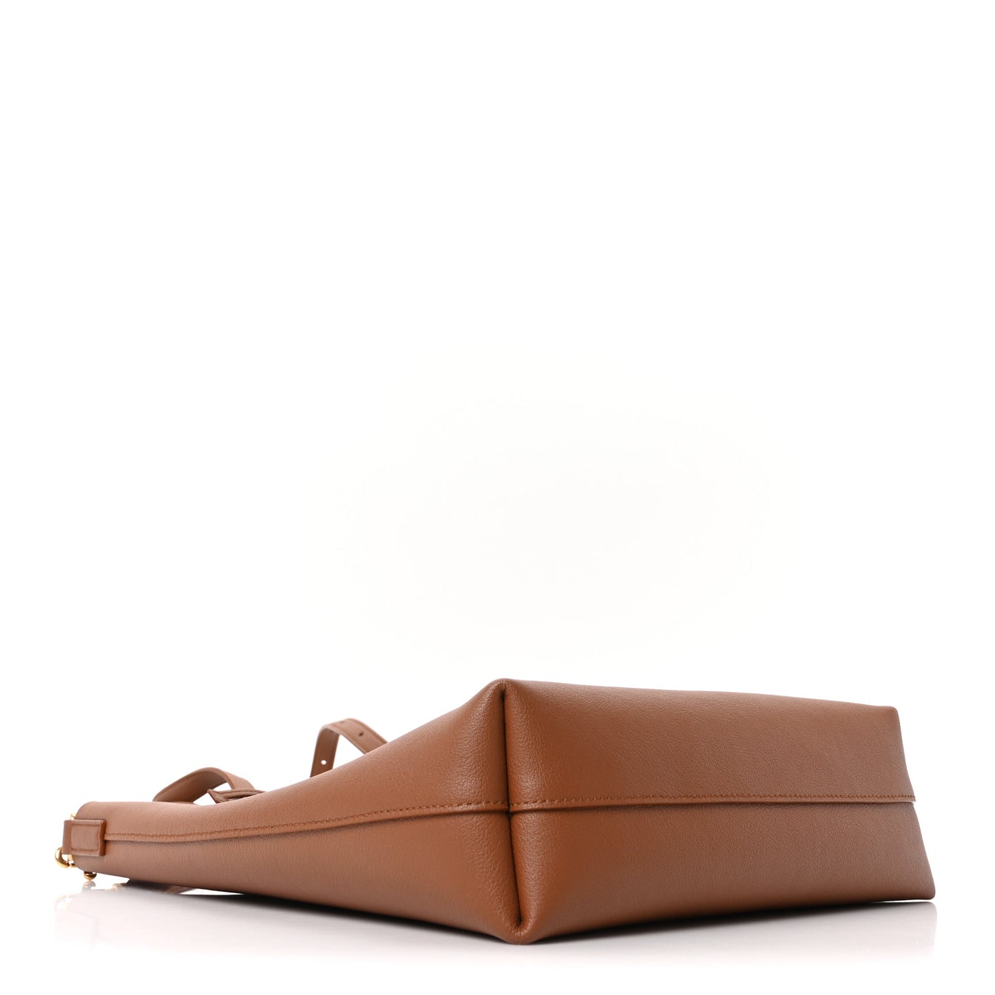 Calfskin Toy Shopping Tote Dark Tan