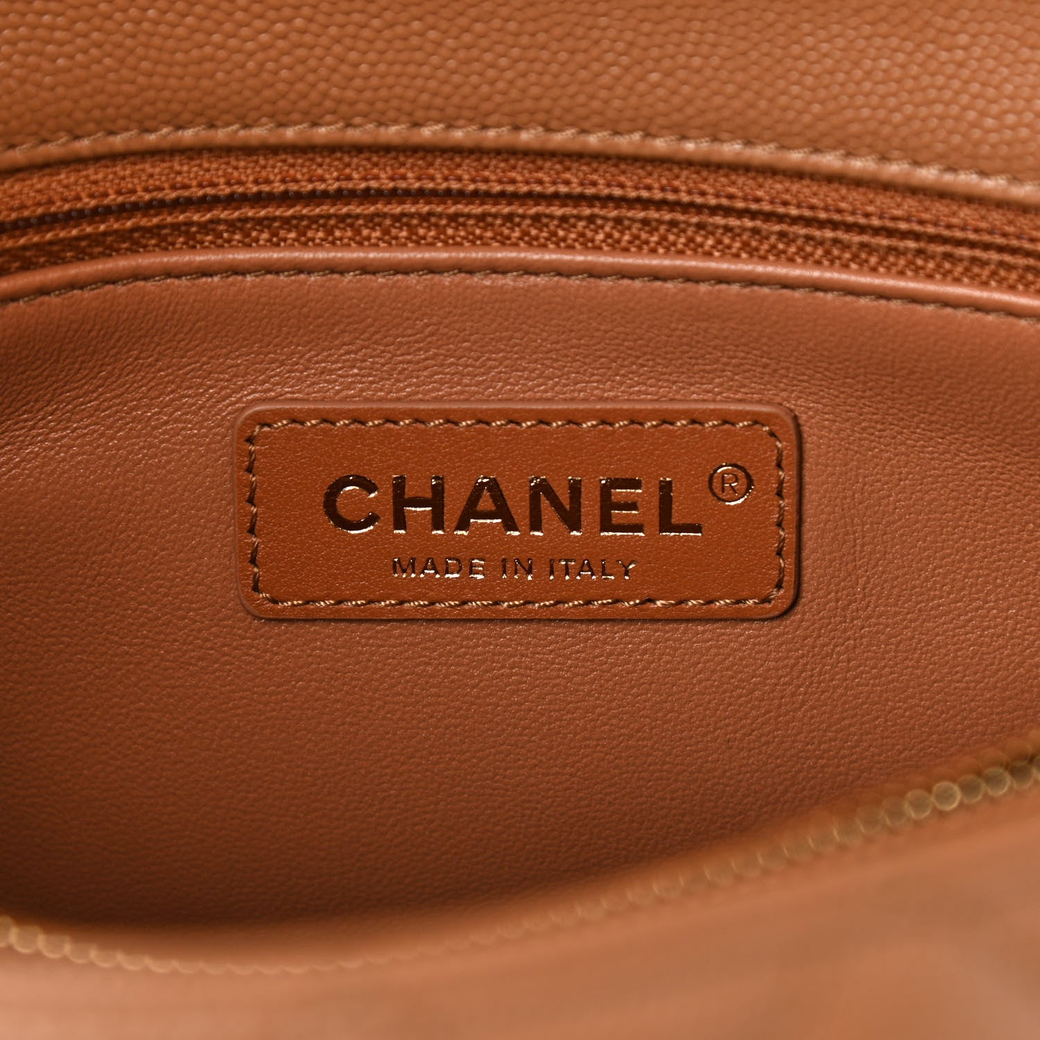 Chanel Caviar Quilted Small Coco Handle Flap Brown 12 of 19