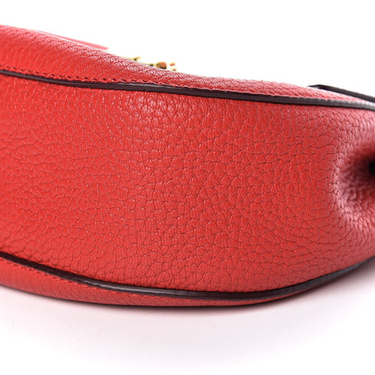 Chloe Grained Lambskin Mini Drew Shoulder Bag Plaid Red 9 of 9