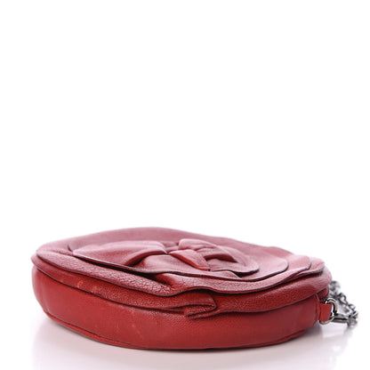 Valentino Garavani Nappa Petale Mini Chain Crossbody Red 7 of 8