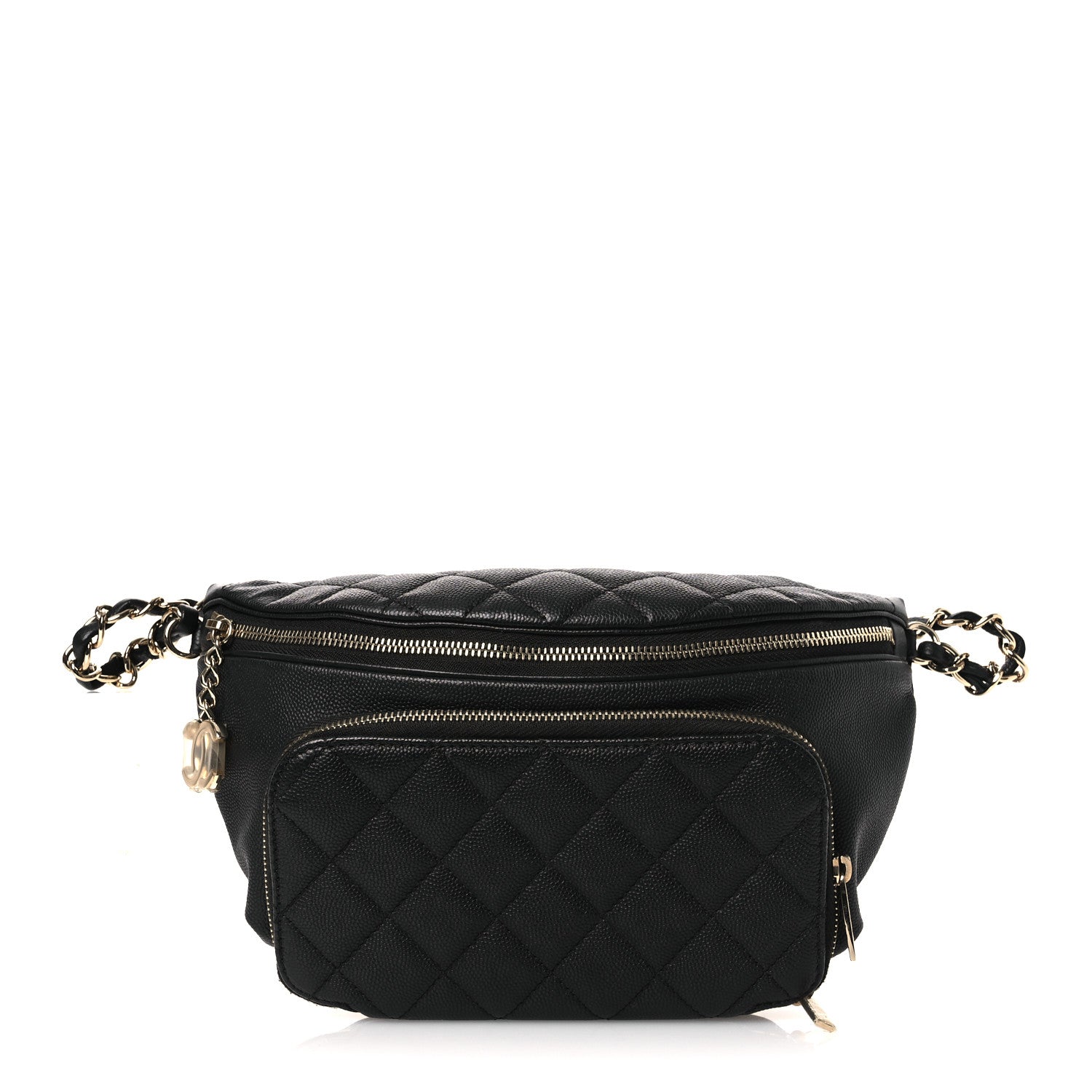 Chanel Caviar Quilted Business Affinity Waist Belt Bag Black 1 of 13