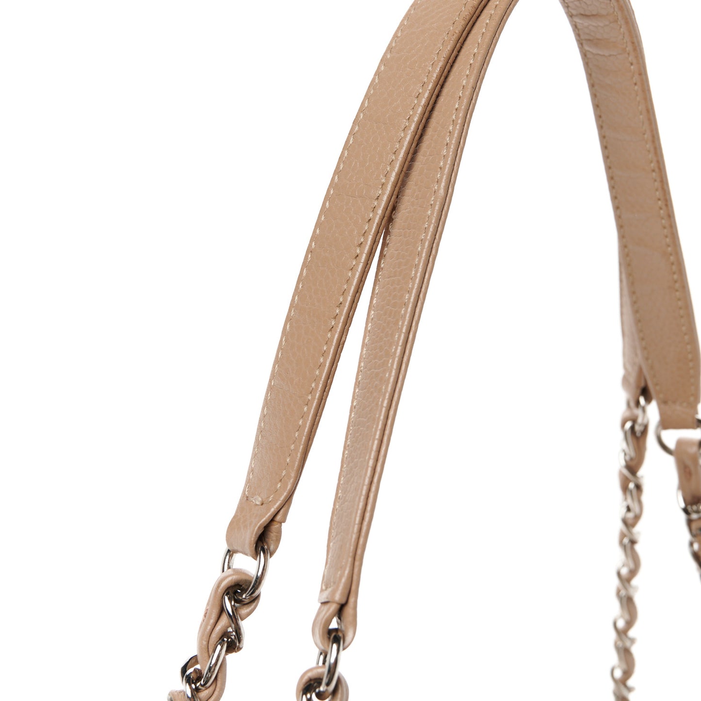 Caviar Quilted Timeless CC Soft Tote Beige