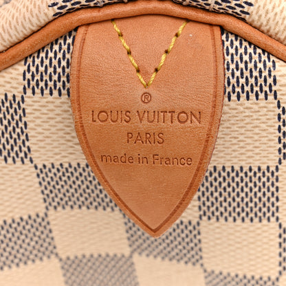 Louis Vuitton Damier Azur Speedy 30 6 of 10