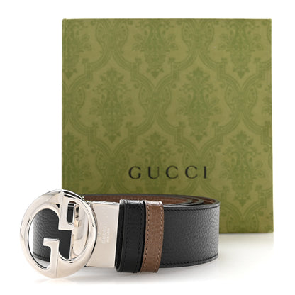 Gucci Calfskin 1973 Reversible Belt 100 40 Black Brown 7 of 7