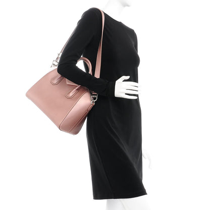 Givenchy Metallic Sugar Goatskin Small Antigona Light Pink 2 of 8
