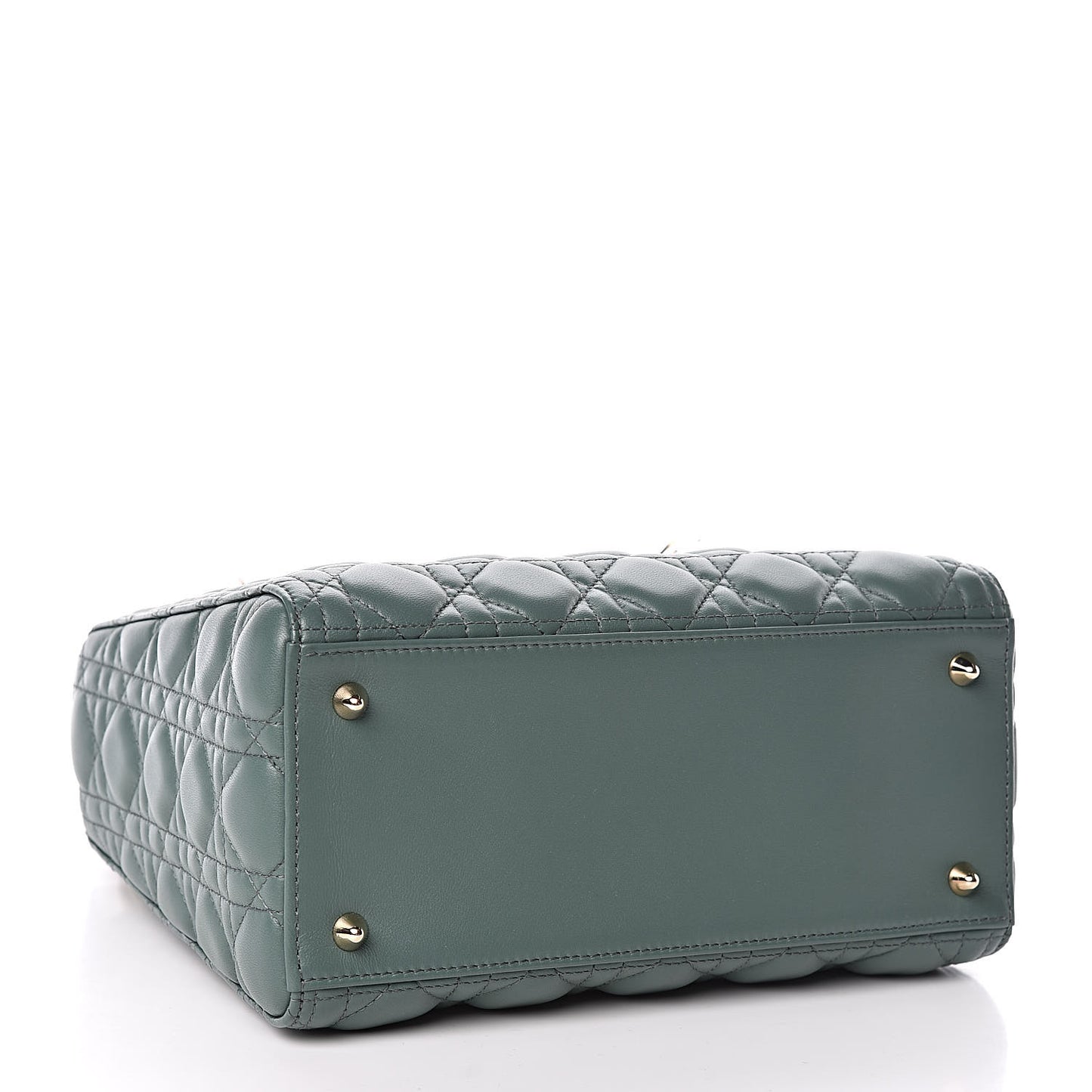 Lambskin Cannage Medium Lady Dior Orage