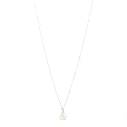 Tiffany 18K Yellow Gold Ampersand Pendant Necklace 1 of 7