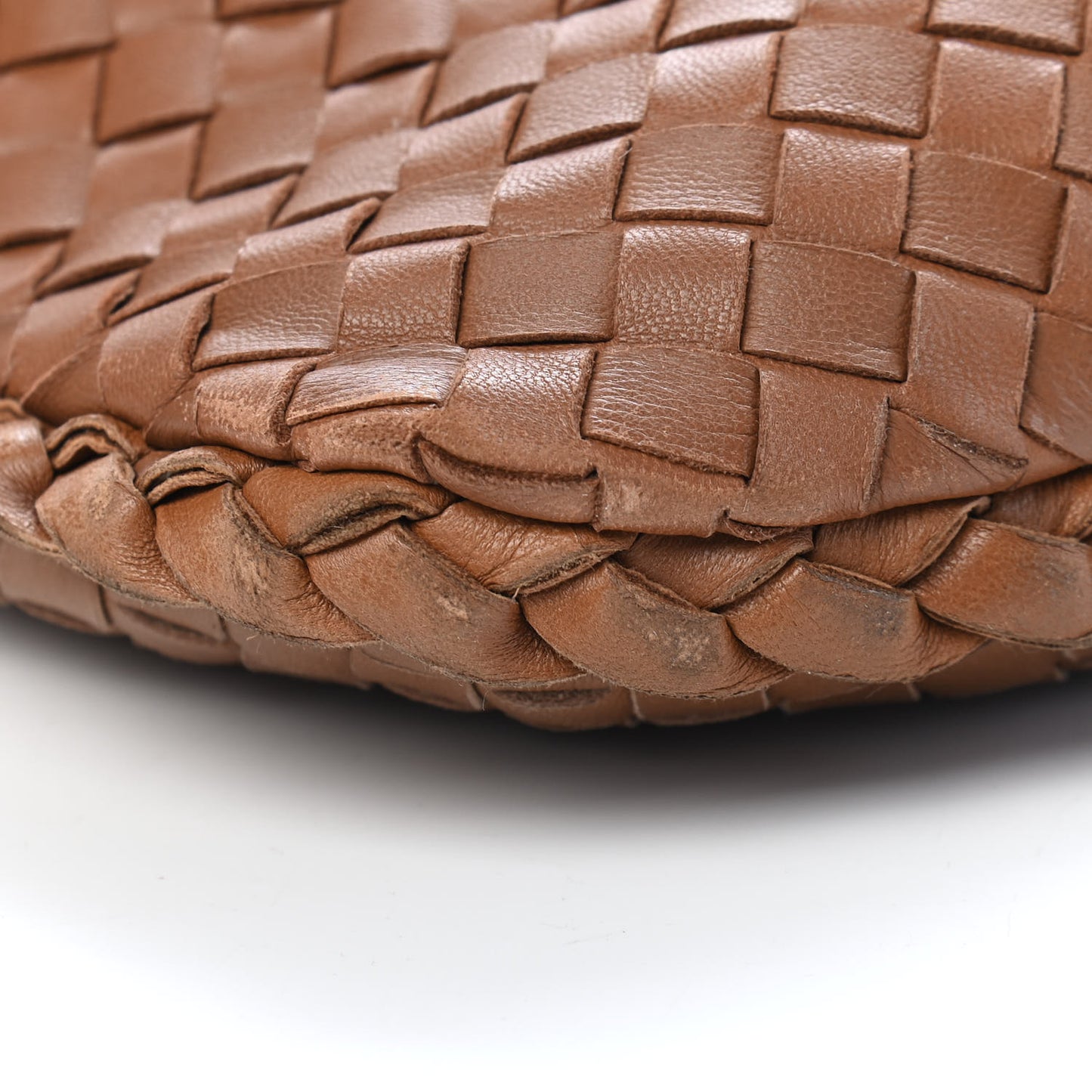 Nappa Intrecciato Large Veneta Hobo Noce