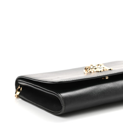 Versace Vitello Palazzo Medusa Evening Clutch Bag Black 8 of 11