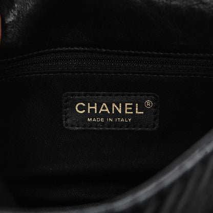 Chanel Calfskin Surpique Chevron Small Flap Black 7 of 10