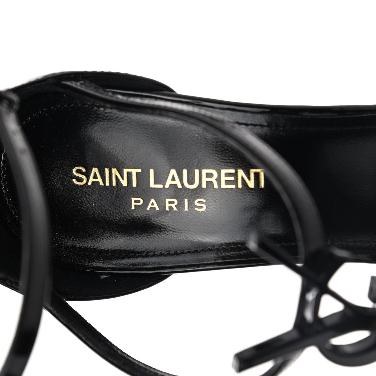 Patent Cassandra 100 Sandals 38.5 Black
