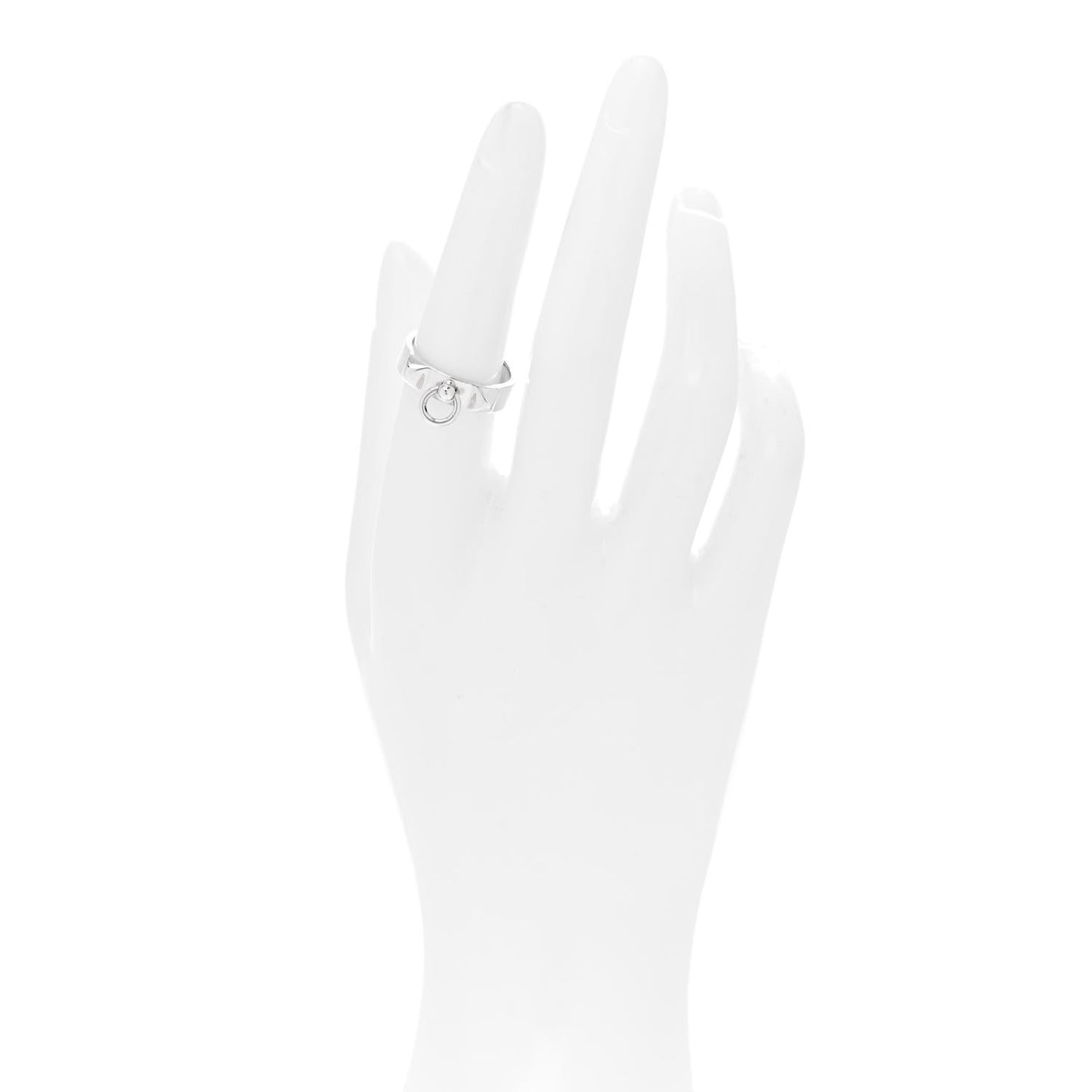 Sterling Silver PM Collier De Chien Ring 53 6.5