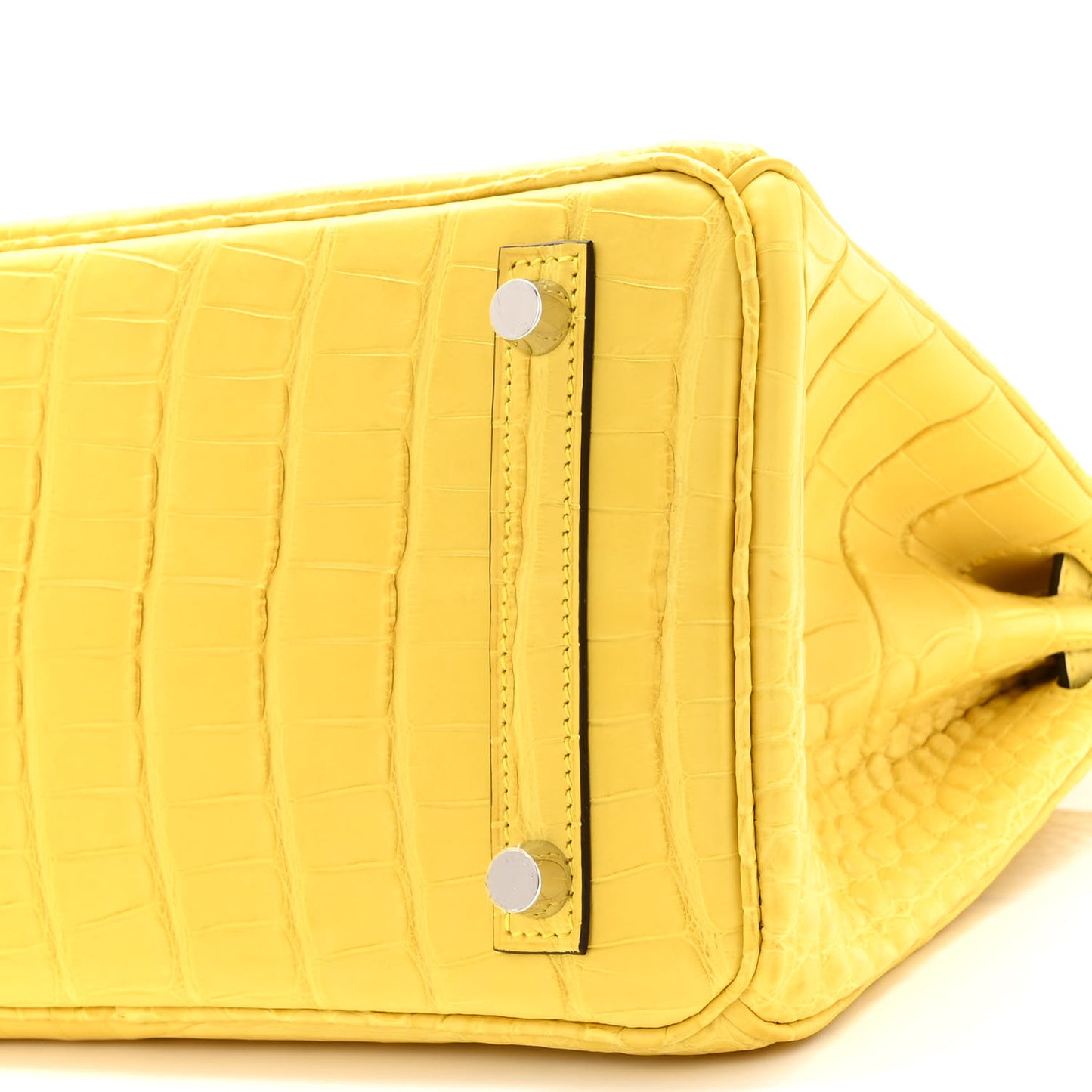 Matte Alligator Birkin 25 Mimosa