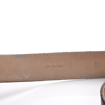 Chanel Lambskin Quilted CC Belt 90 36 Bordeaux 4 of 9