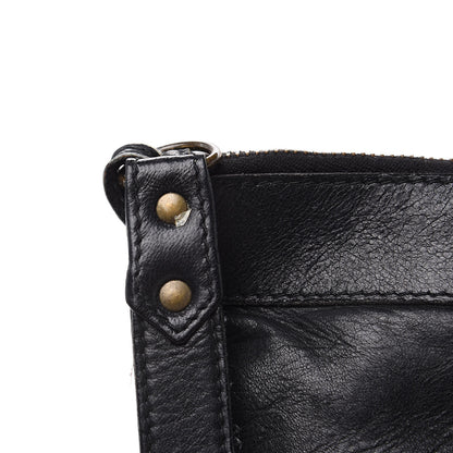 Balenciaga Agneau Classic Hardware Flat Handle Clutch Black 10 of 16