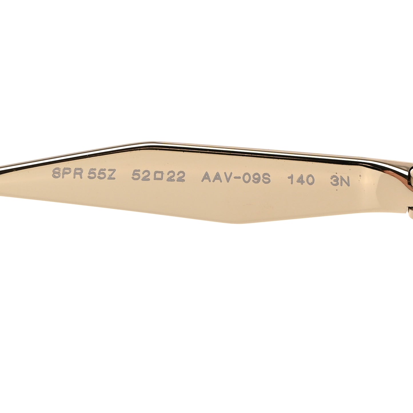 Acetate Sunglasses SPR 55Z Black Gold