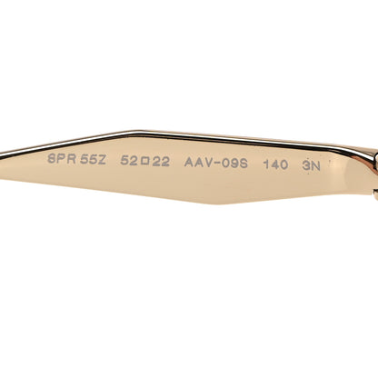 Prada Acetate Sunglasses SPR 55Z Black Gold 5 of 7