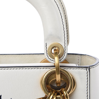 Christian Dior Calfskin Painted Niki de Saint Phalle Dragon Lady Dior Bag White 11 of 12