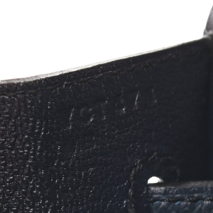 Hermes Epsom Birkin Sellier 25 Bleu Indigo 6 of 9