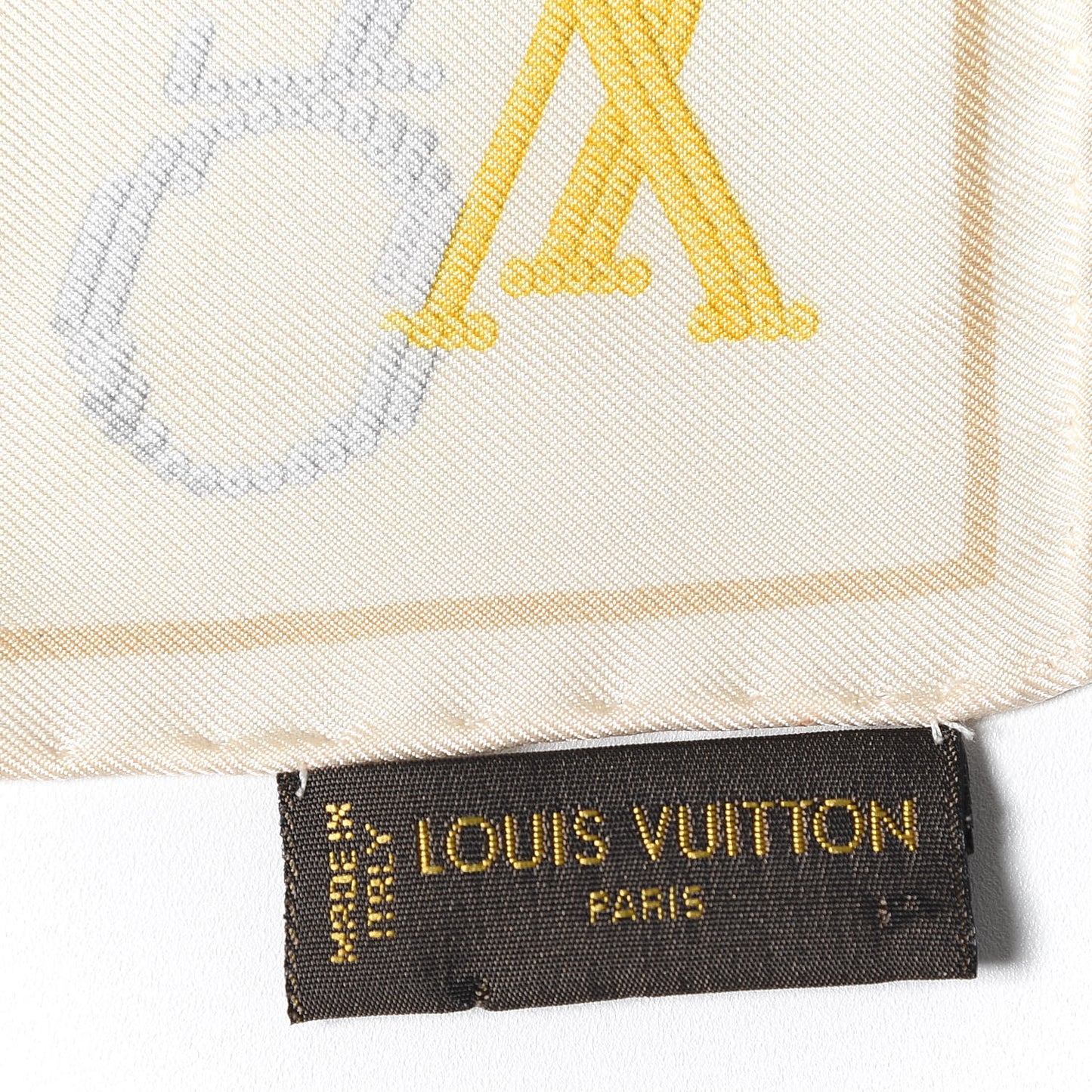 Silk That's Love Square Scarf Off White