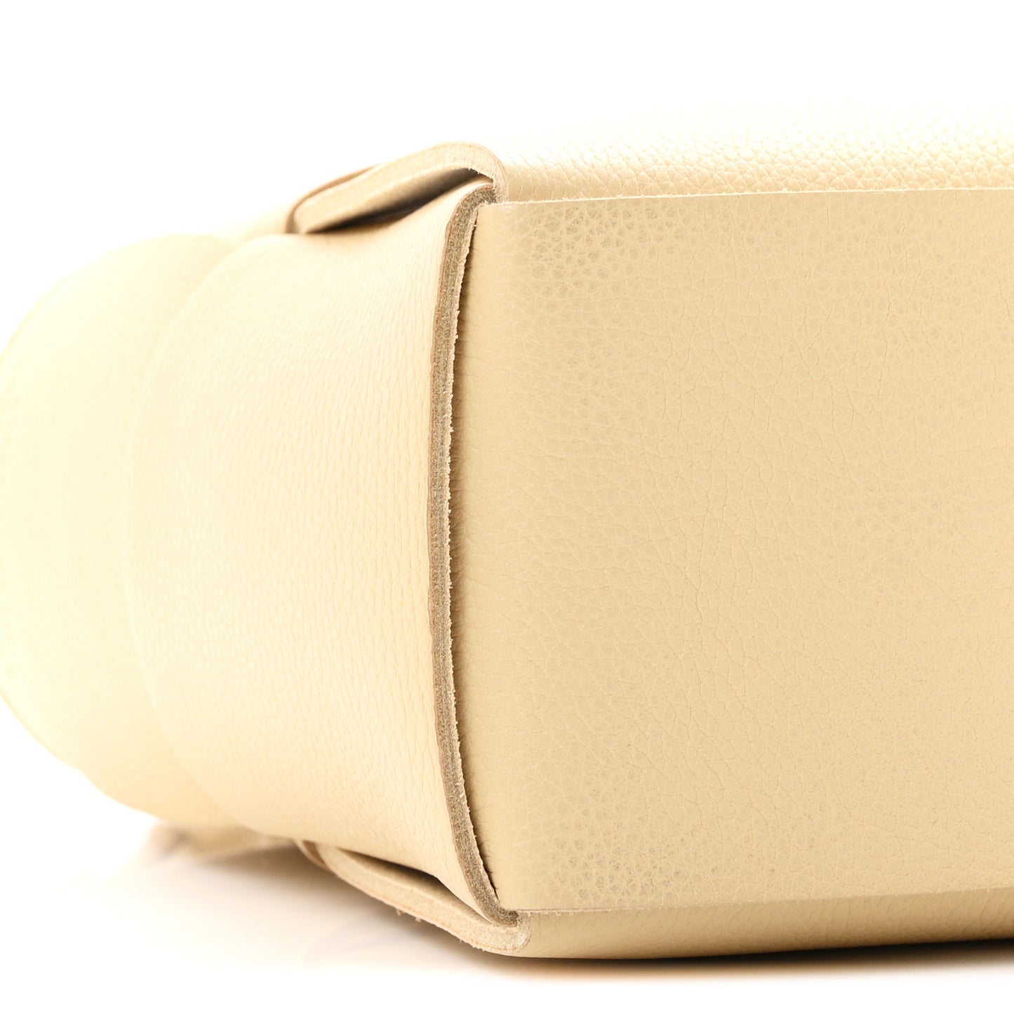 Grained Calfskin Maxi Intrecciato Mini Arco Tote Porridge
