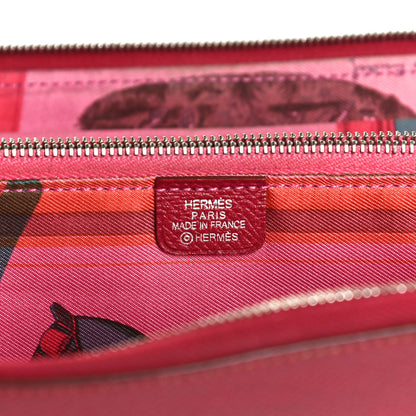 Hermes Epsom Silk'In Wallet Bougainvillea 6 of 11