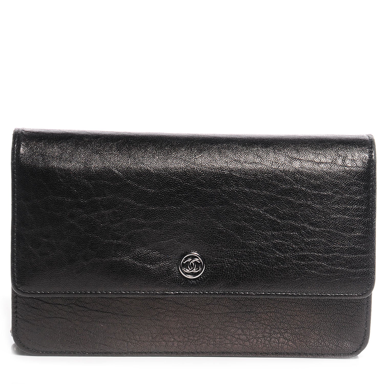 Chanel Goatskin Wallet on Chain WOC Black 1 of 9
