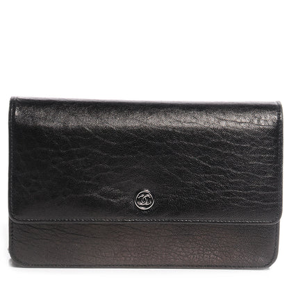 Chanel Goatskin Wallet on Chain WOC Black 1 of 9