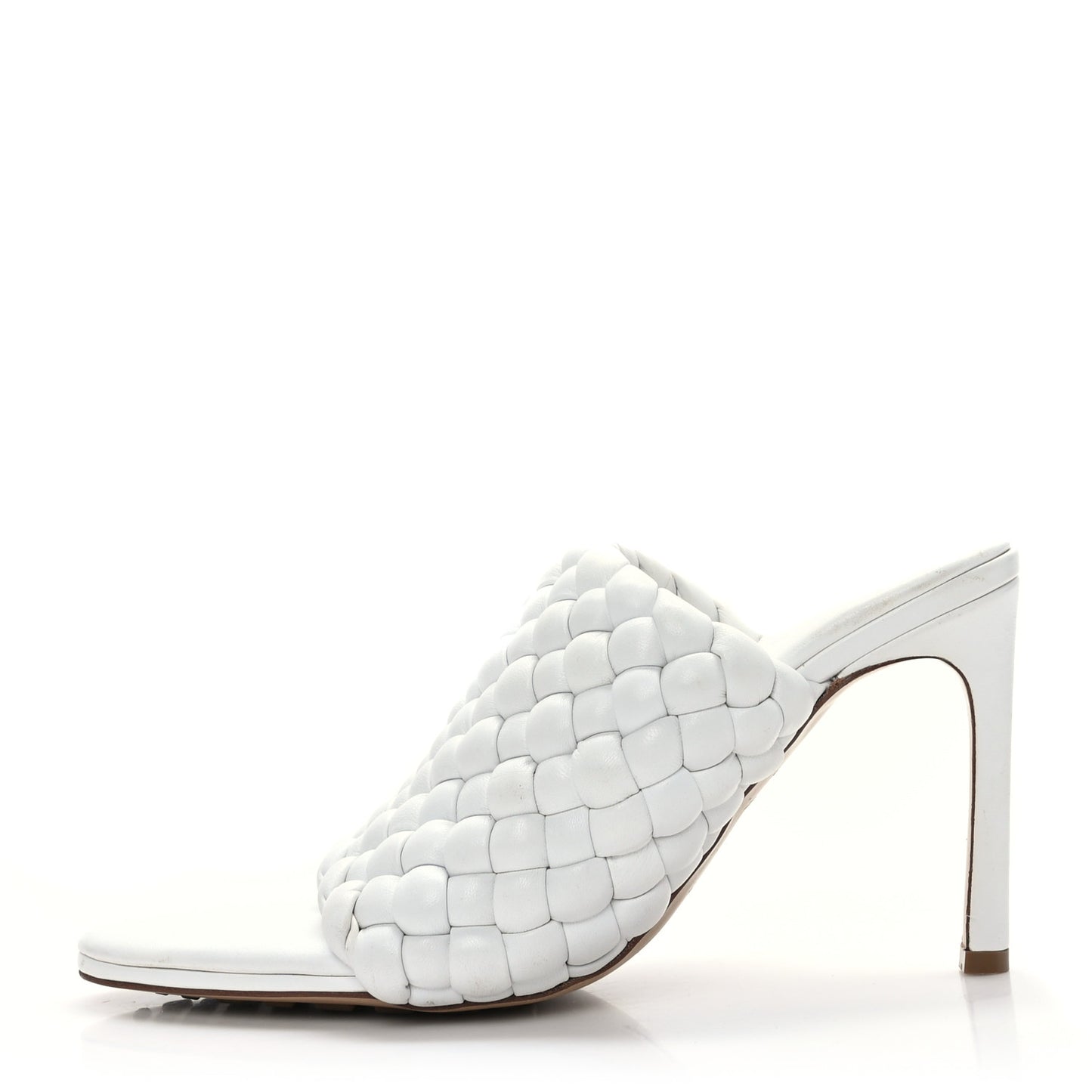 Nappa Padded Intreccio The Curve Sandals 39 Optic White