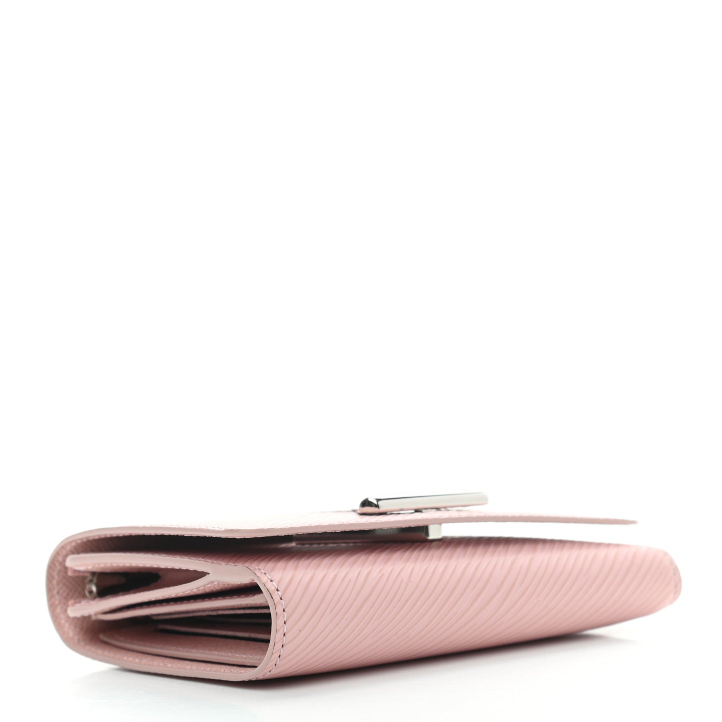 Epi Twist Compact Wallet Rose Ballerine