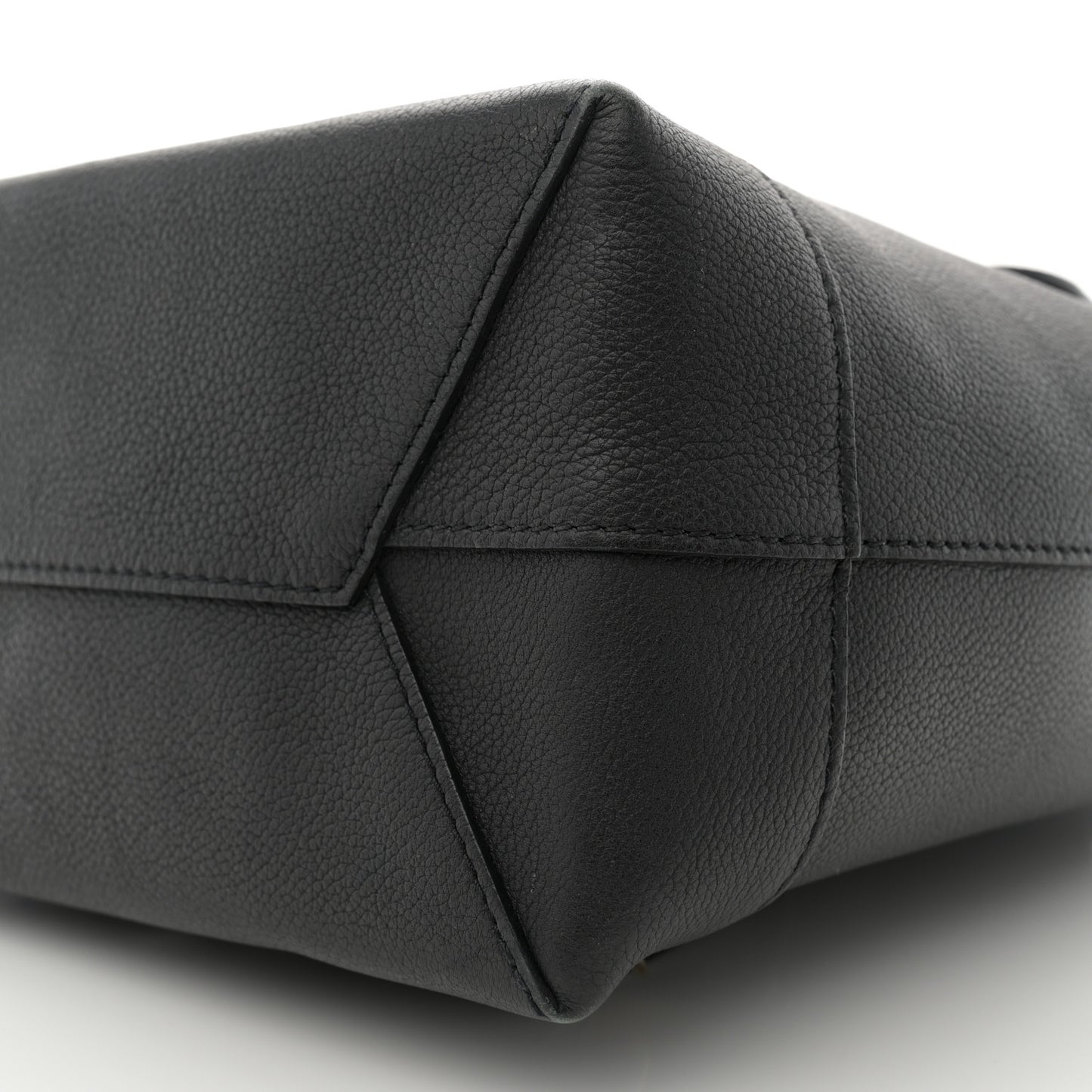 Calfskin Lockme Backpack Black