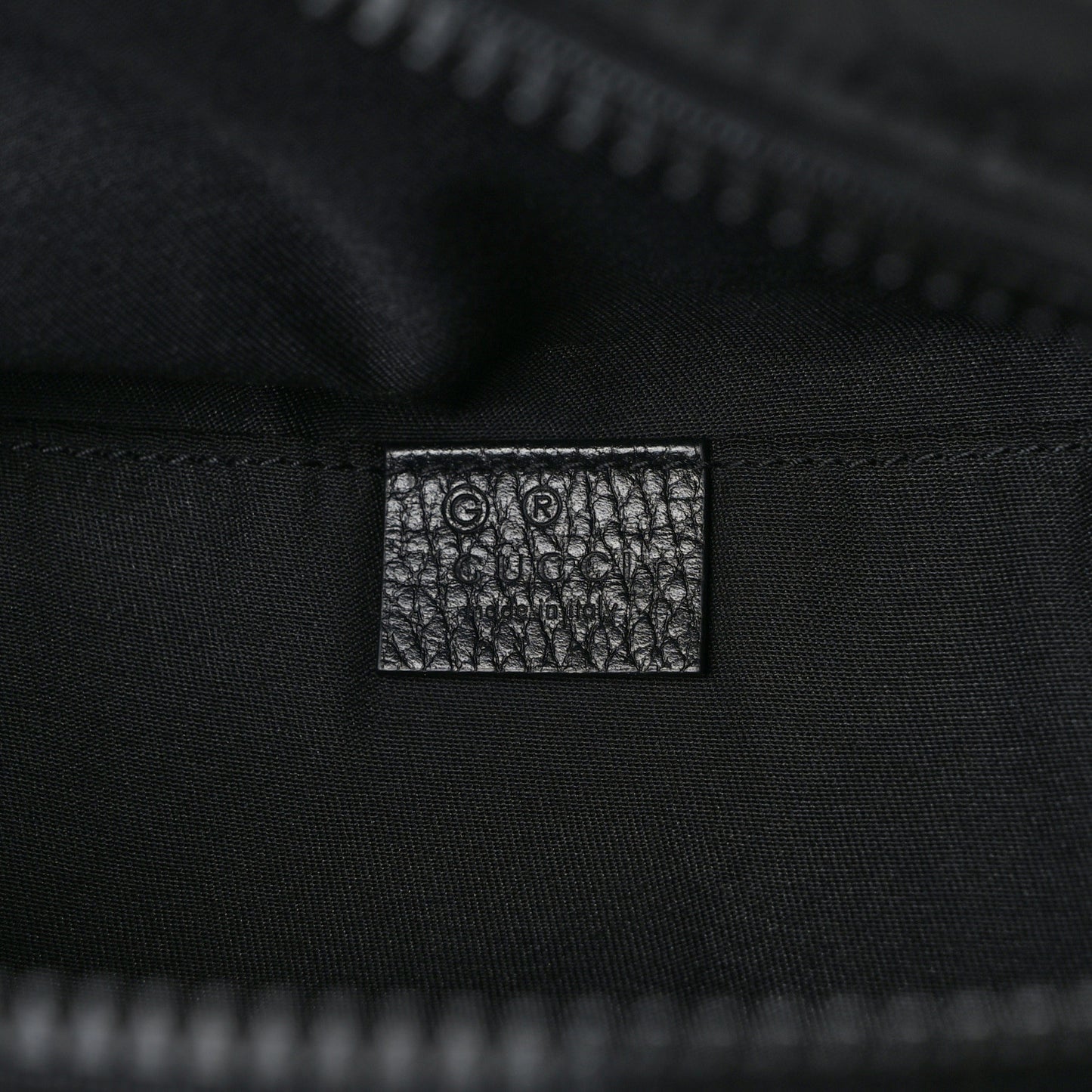 Nylon Monogram Fanny Pack Belt Bag Black