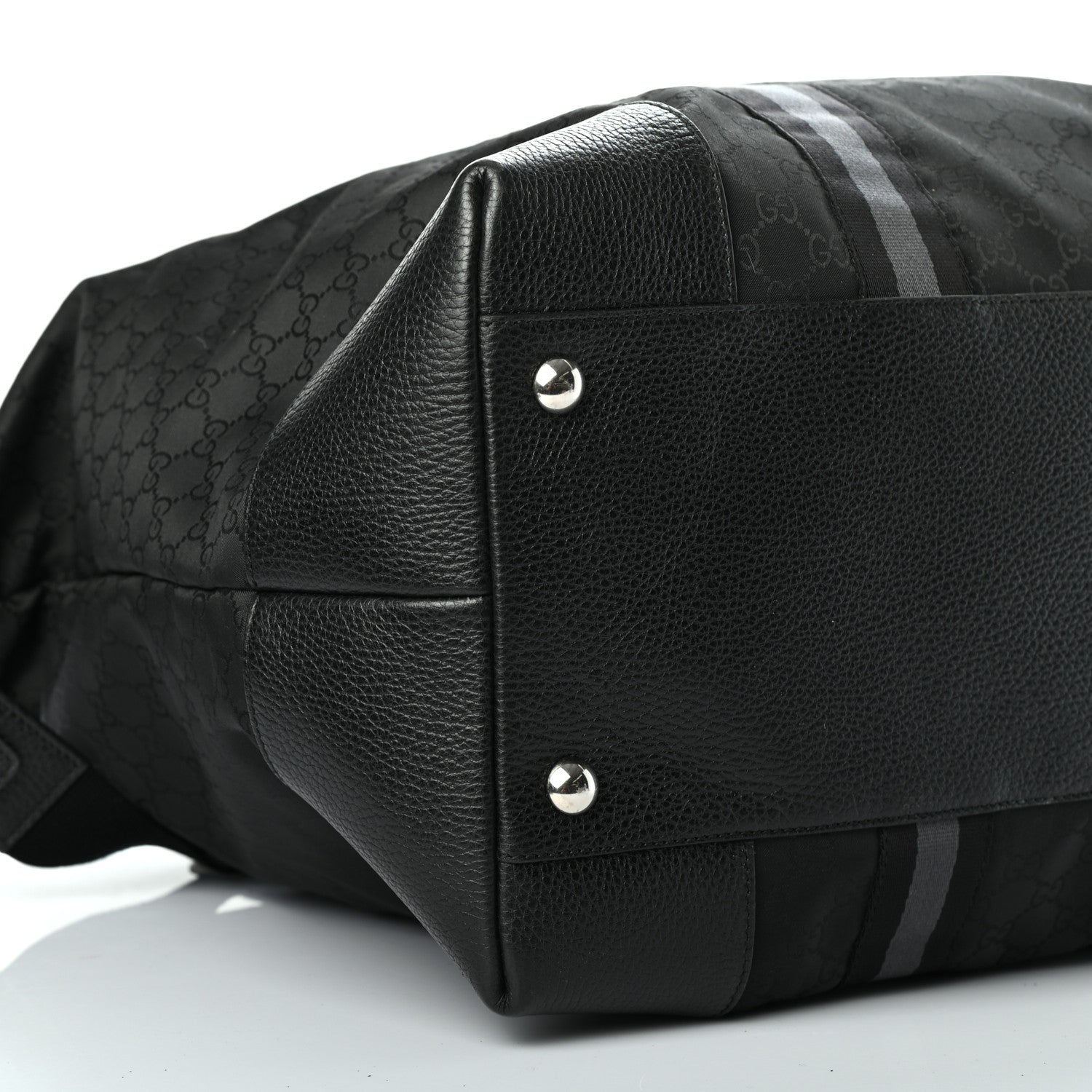 Gucci Nylon Monogram XL Duffle Bag Black 7 of 8