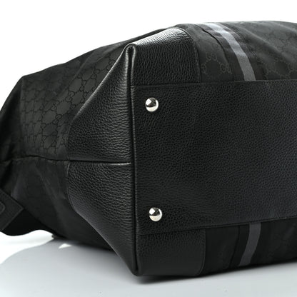 Gucci Nylon Monogram XL Duffle Bag Black 7 of 8