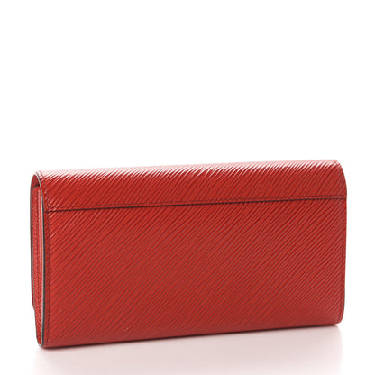 Louis Vuitton Epi Twist Wallet Coquelicot 3 of 7