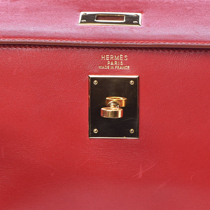 Hermes Box Kelly Retourne 28 Rouge Vif 27 of 41