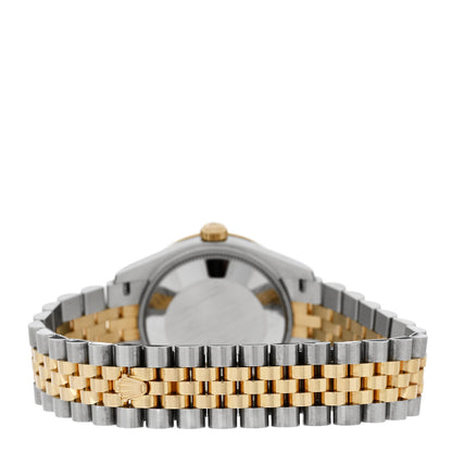 Rolex Stainless Steel 18K Yellow Gold Diamond Bezel 31mm Oyster Perpetual Datejust Watch Dark Grey 278383RBR 3 of 5