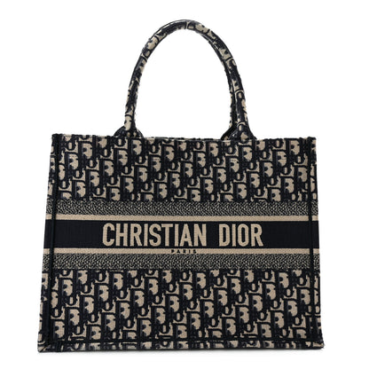 Christian Dior Oblique Medium Book Tote Blue Multicolor 1 of 12