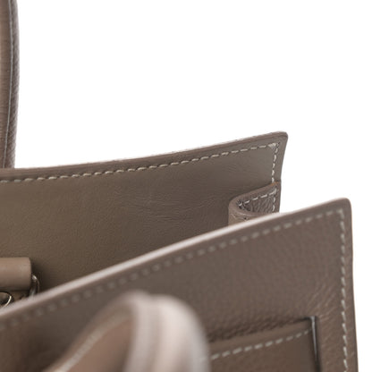 Saint Laurent Grained Calfskin Topstich Baby Sac De Jour Taupe 12 of 21
