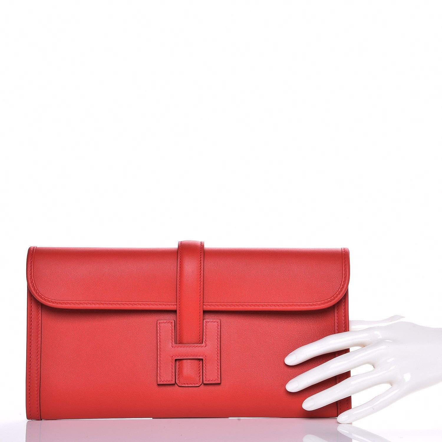 Hermes Swift Jige Elan 29 Clutch Vermillion 15 of 16
