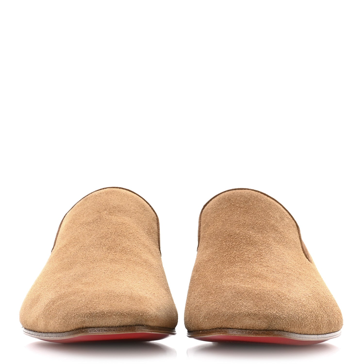 Christian Louboutin Crosta Mens Dandelion Flat Loafers 43 Cinnamon 3 of 8