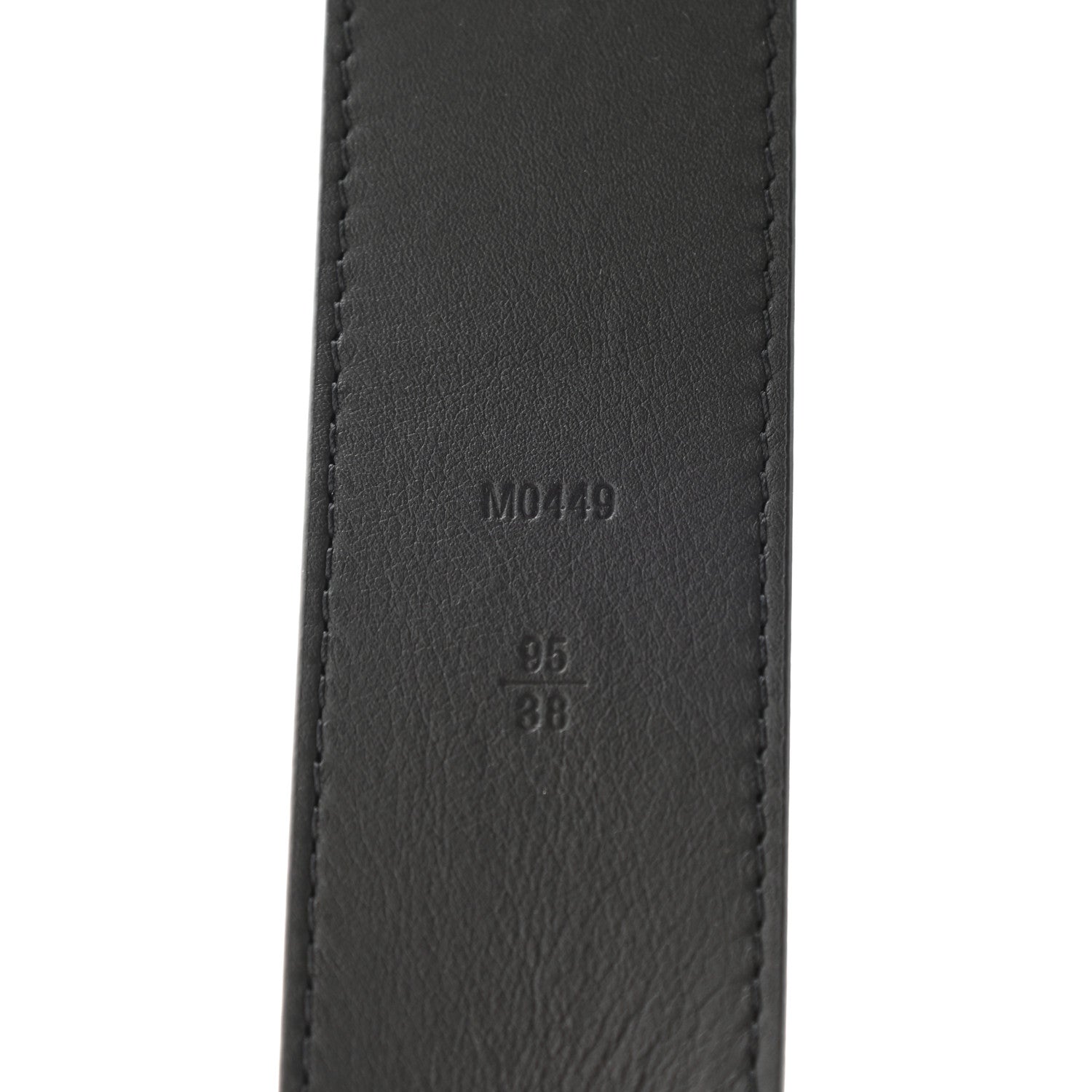 Louis Vuitton Monogram Eclipse Taigarama 40mm LV Initiales Reversible Belt 95 38 Black 7 of 8
