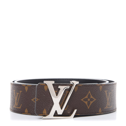 Louis Vuitton Monogram 40mm LV Initiales Reversible Belt 80 32 1 of 7