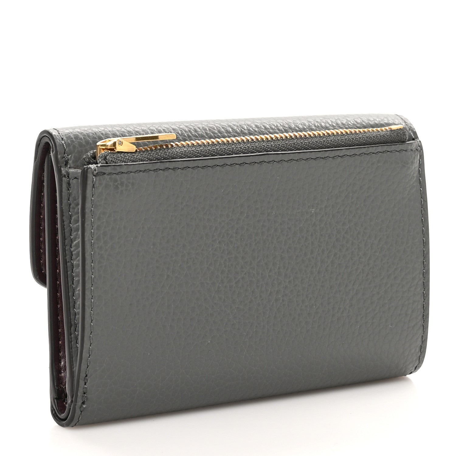 Mulberry Classic Grain Small Darley Wallet Charcoal 3 of 9
