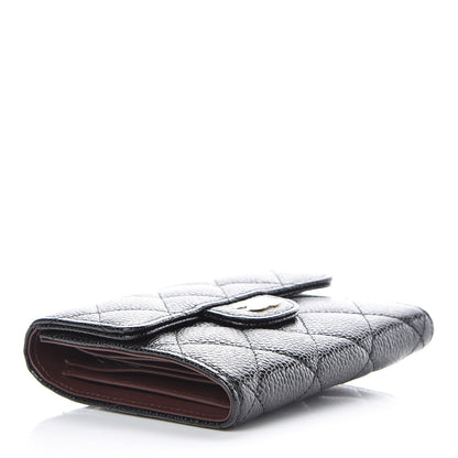 Chanel Caviar Quilted Compact Flap Wallet Black 4 of 9