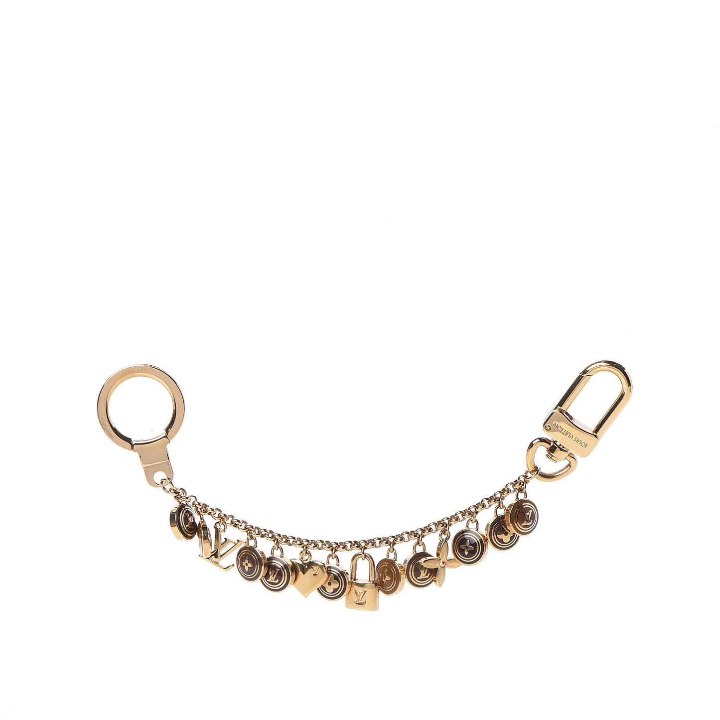 Pastilles Key Chain Bag Charm Brown